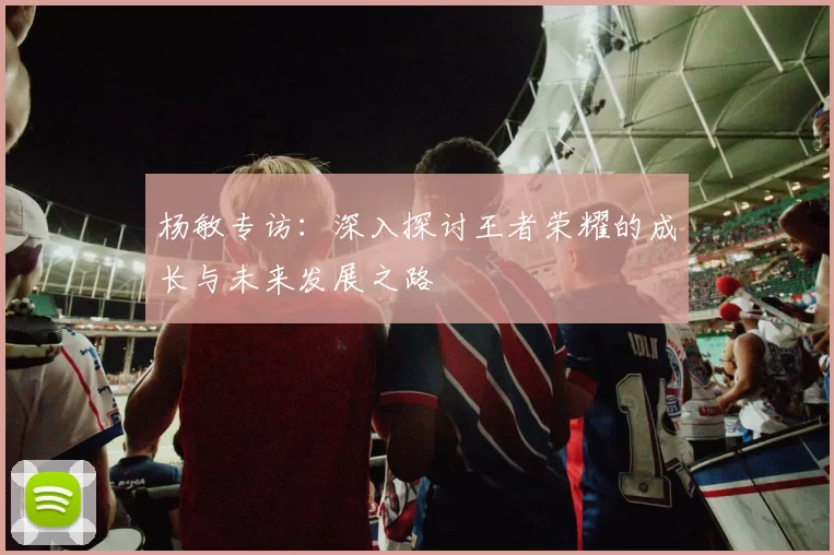 杨敏专访：深入探讨王者荣耀的成长与未来发展之路